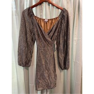 Chelsea 28 Wrap Around Shimmer Dress